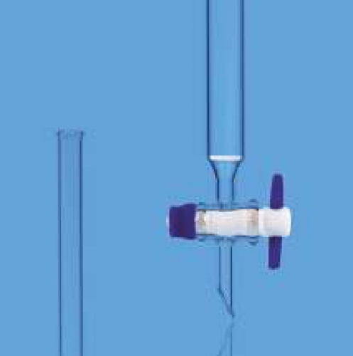 Колонка хроматографическая со спеченным диском и краном из PTFE, 300 х 20 мм, OMSONS от компании ЛабХимСнаб, официального дистрибьютора в России